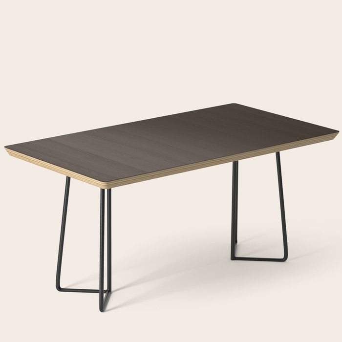 Mocha Brown Solid Color Coffee Table Gallery Image 1