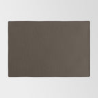 Mocha Brown Solid Color Rug Gallery Image 2