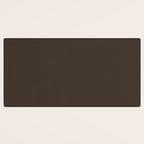 Mocha Brown Solid Color Desk Mat Gallery Image 3