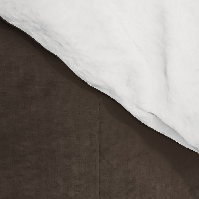Mocha Brown Solid Color Comforter Gallery Image 4