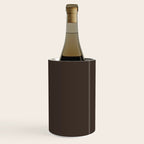 Mocha Brown Solid Color Wine Chiller Gallery Image 3