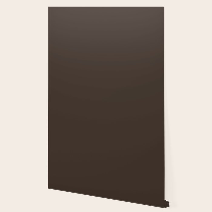Mocha Brown Solid Color Wallpaper Gallery Image 2