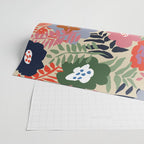 Maximalist floral shapes pattern Wrapping Paper Gallery Image 2