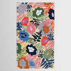 Maximalist floral shapes pattern Tablecloth Gallery Image 2