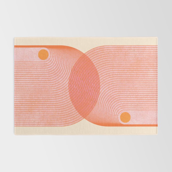 Abstraction_SUN_SUMMER_RED_HOT_SHINE_POP_ART_0322M Rug Gallery Image 2