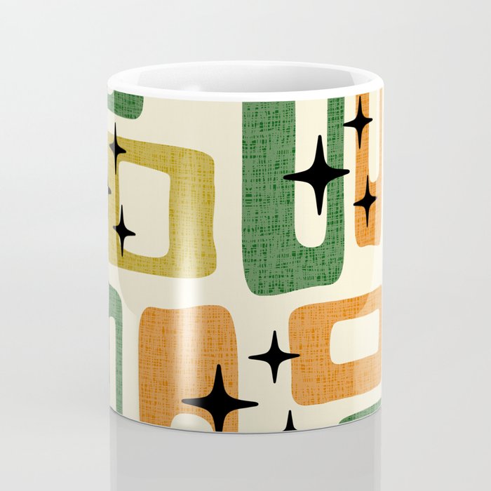 Retro Mid Century Modern Abstract Pattern 231 Autumn Coffee Mug Gallery Image 4