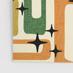 Retro Mid Century Modern Abstract Pattern 231 Autumn Poster Gallery Image 3