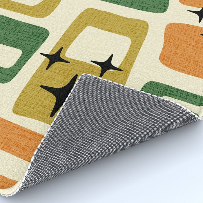 Retro Mid Century Modern Abstract Pattern 231 Autumn Rug Gallery Image 4