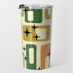 Retro Mid Century Modern Abstract Pattern 231 Autumn Travel Mug Gallery Image 3