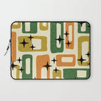 Retro Mid Century Modern Abstract Pattern 231 Autumn Laptop Sleeve Gallery Image 1
