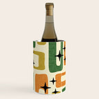 Retro Mid Century Modern Abstract Pattern 231 Autumn Wine Chiller Gallery Image 1