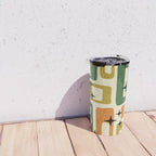 Retro Mid Century Modern Abstract Pattern 231 Autumn Travel Mug Gallery Image 4