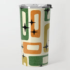 Retro Mid Century Modern Abstract Pattern 231 Autumn Travel Mug Gallery Image 2