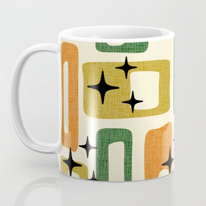 Retro Mid Century Modern Abstract Pattern 231 Autumn Coffee Mug Gallery Image 3