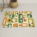 Retro Mid Century Modern Abstract Pattern 231 Autumn Rug Gallery Image 1