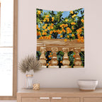 No matter what happens in the outside world, as long as you have faith in yourself, no darkness can touch you #painting Wall Tapestry Gallery Image 2