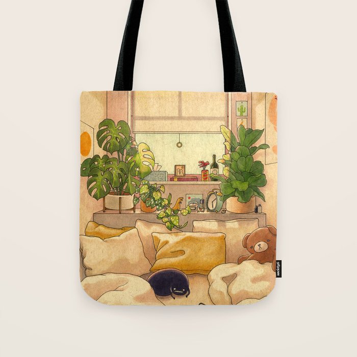 Cozy Space Tote Bag Gallery Image 1