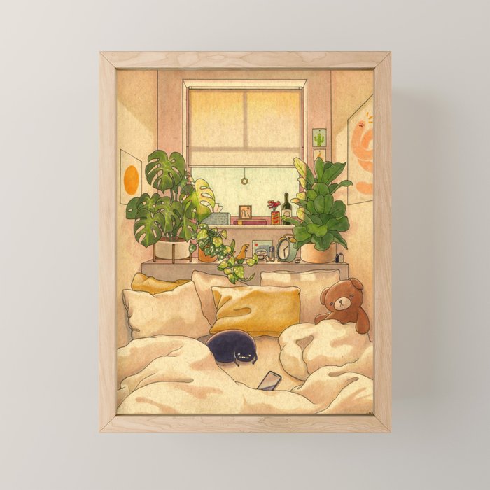 Cozy Space Mini Art Print Gallery Image 1