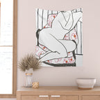 Lounging Nude Wall Tapestry Gallery Image 2