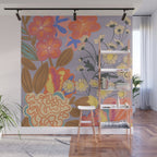 Floral mood Wall Mural Gallery Image 1