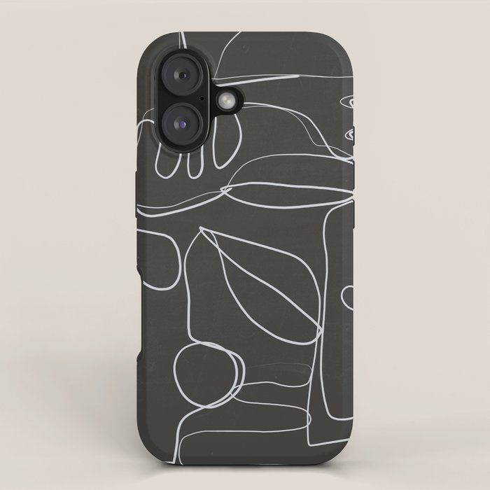 Abstract line art 10/2 iPhone Case Gallery Image 1