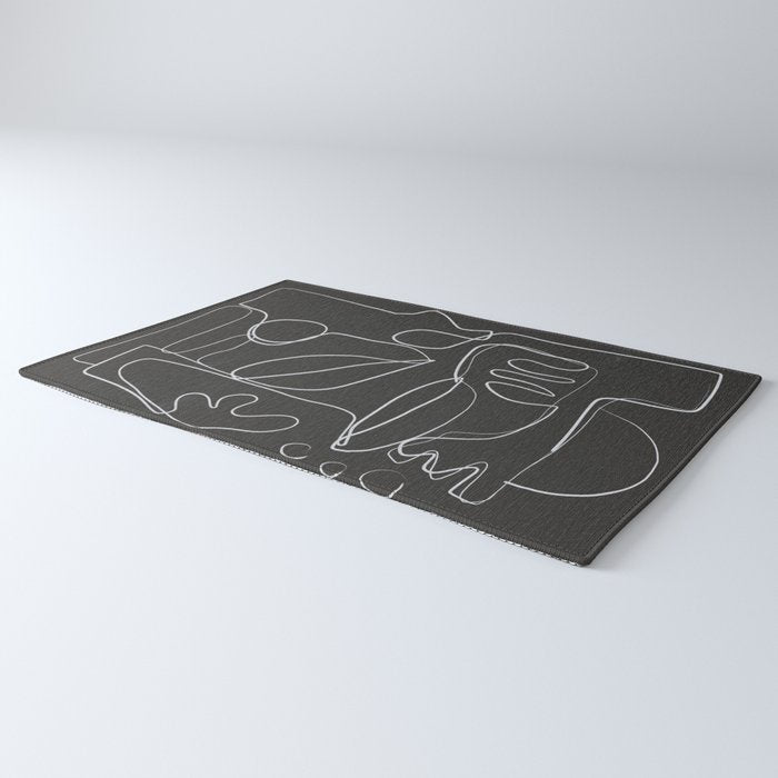 Abstract line art 10/2 Rug Gallery Image 3