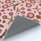 Cherry Flower Print Rug Gallery Image 4