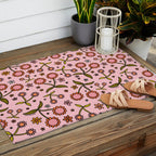 Cherry Flower Print Outdoor Rug Gallery Image 2