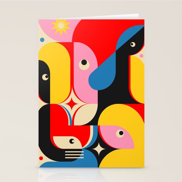 Happy Girls Stationery Card Gallery Image 2