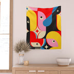 Happy Girls Wall Tapestry Gallery Image 2