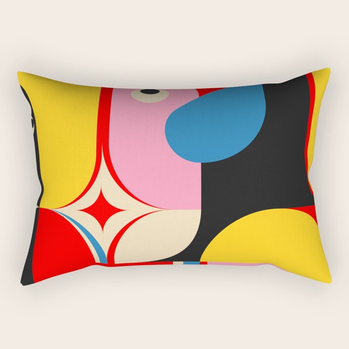 Happy Girls Rectangular Pillow Gallery Image 2
