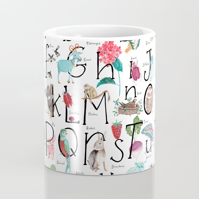 Animal kids ABC alphabet  Coffee Mug Gallery Image 4