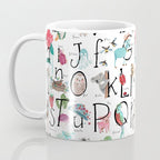 Animal kids ABC alphabet  Coffee Mug Gallery Image 3