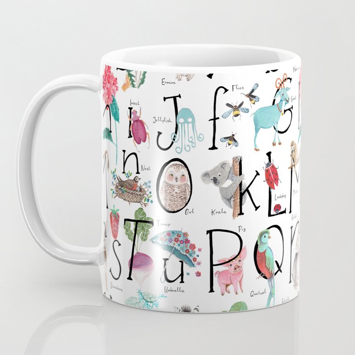 Animal kids ABC alphabet  Coffee Mug Gallery Image 3