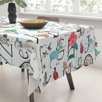 Animal kids ABC alphabet  Tablecloth Gallery Image 3