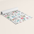 Animal kids ABC alphabet  Yoga Mat Gallery Image 2