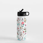 Animal kids ABC alphabet  Water Bottle Gallery Image 1