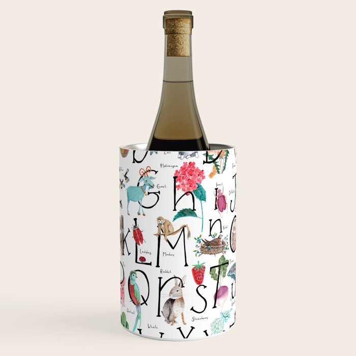 Animal kids ABC alphabet  Wine Chiller Gallery Image 1
