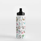 Animal kids ABC alphabet  Water Bottle Gallery Image 2