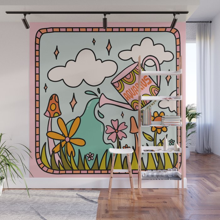 Aquarius Garden Wall Mural Gallery Image 1