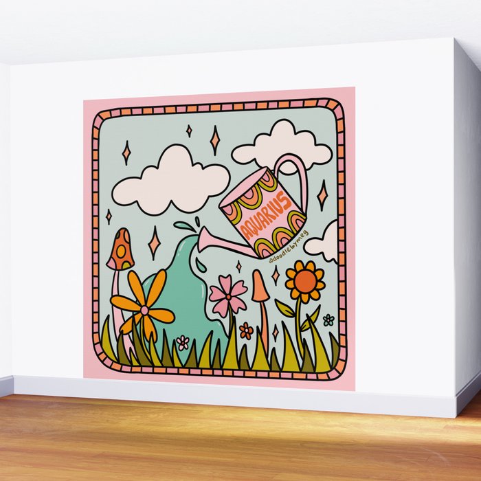Aquarius Garden Wall Mural Gallery Image 2