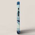 Blue and Green Bloom in Floral iPhone Case Gallery Image 2