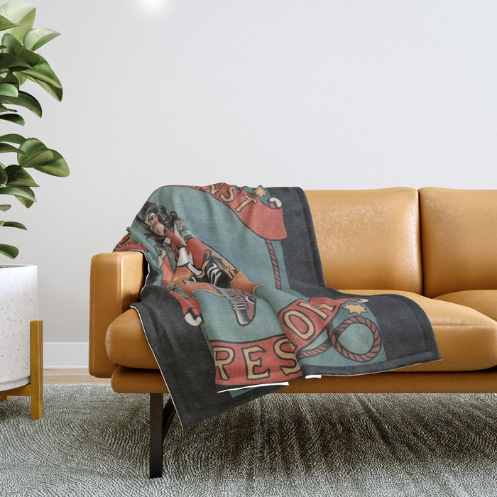 Fighter Throw Blanket Gallery Image 1