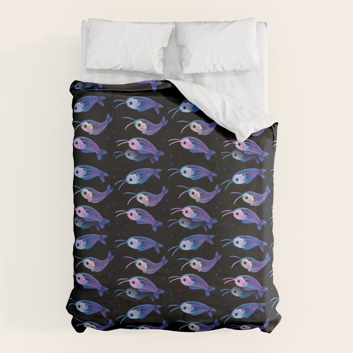 Glass catfish Duvet Cover Gallery Image 6