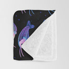 Glass catfish Throw Blanket Gallery Image 3