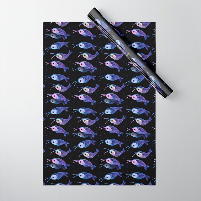 Glass catfish Wrapping Paper Gallery Image 1