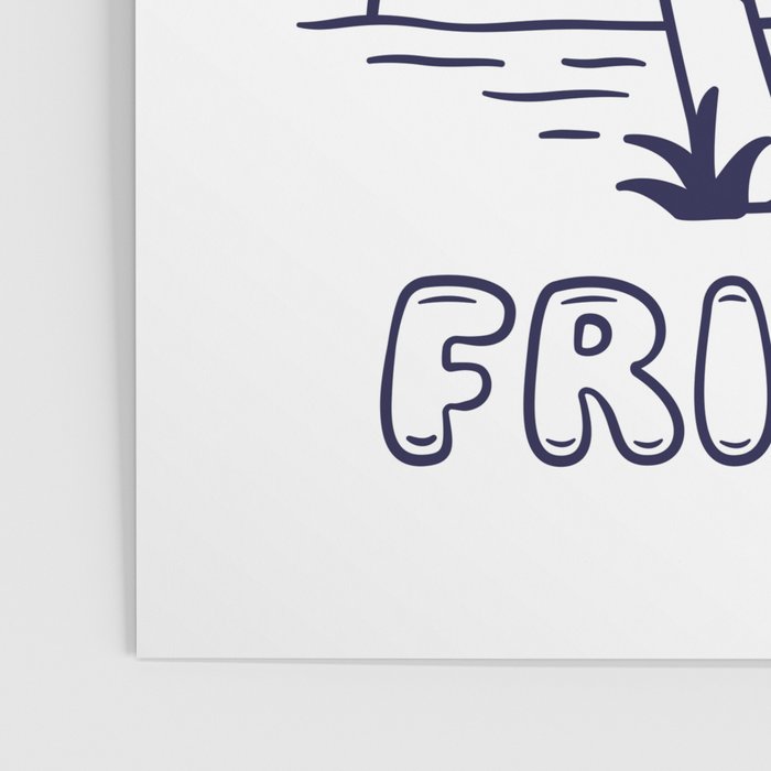 LEAN ON YOUR FRIENDS (NAVY/WHITE) Poster Gallery Image 3