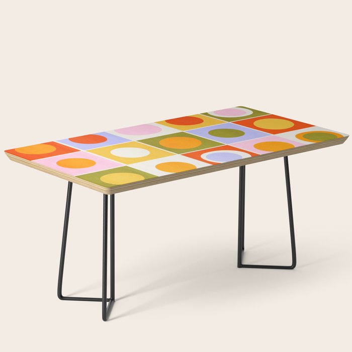 Colourplay & Concentric Circles: Mid Century Edition Coffee Table Gallery Image 1