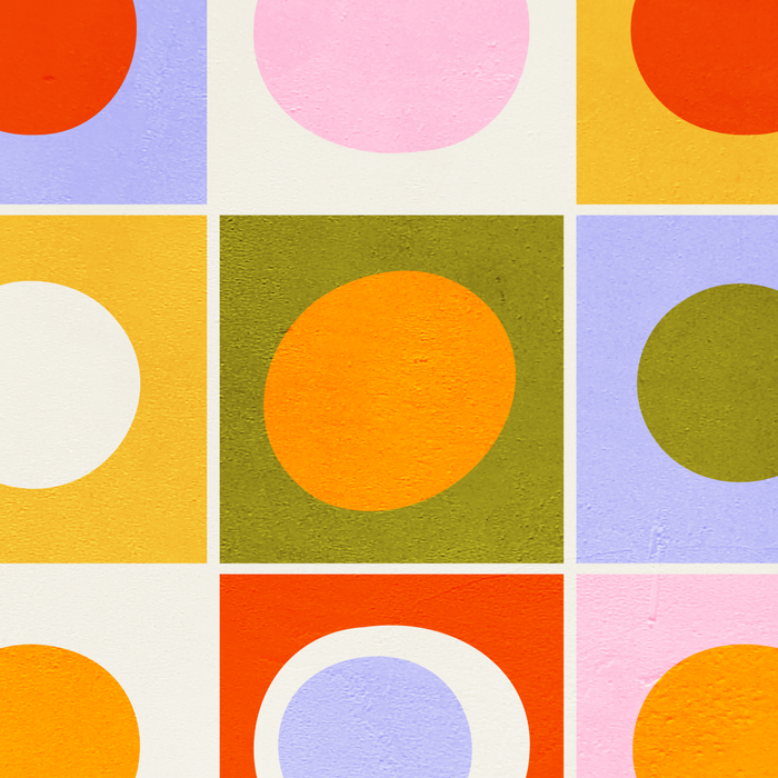Colourplay & Concentric Circles: Mid Century Edition Coffee Mug Gallery Image 2