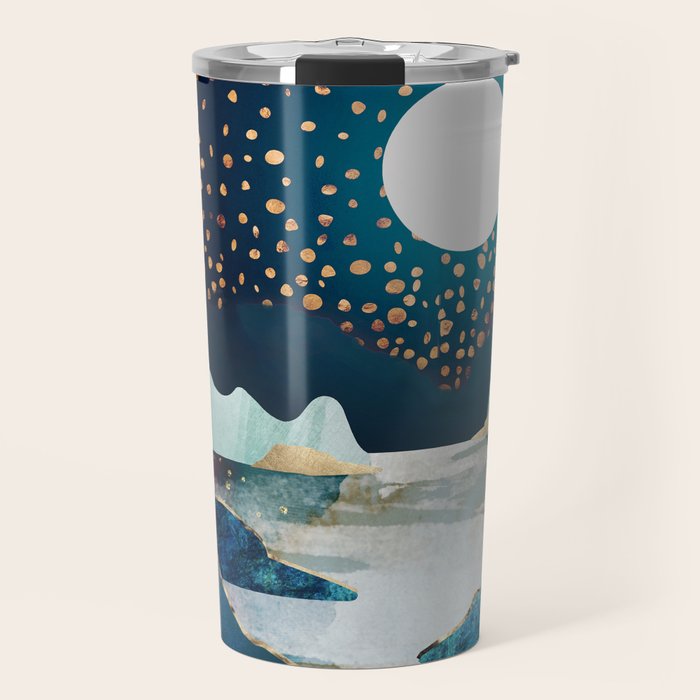 Moon Glow - Horizontal  Travel Mug Gallery Image 1